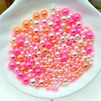 20 Grammi 3mm-6mm Pink Kiss Ringi Pärlid Sortimentide|DIY Shaker Kaardid Täiteaineid|Silme Käsitöö Filler Tarvikud
